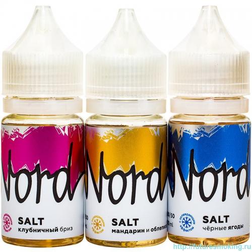 Жидкость Nord Salt, 30 мл, Клубничный бриз, 12 мг/мл
