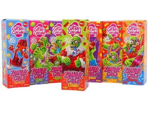 Жидкость Cotton Candy ZOMBIE COLA Jelly Candy SALT 3мг 120мл