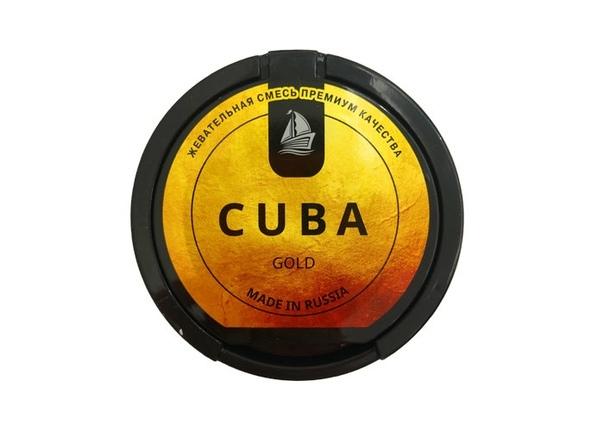 Бестабачная жевательная смесь CUBA, 15 гр, GOLD, 45 мг