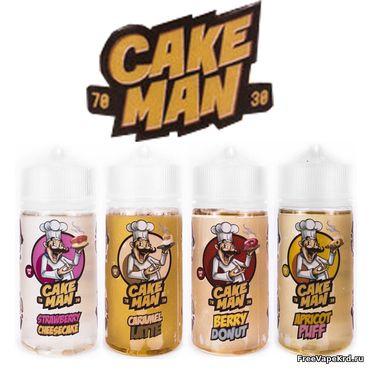 Жидкость Cake Man, 100 мл, Apricot Puff, 6 мг/мл