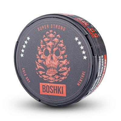 Снюс (бестабачная смесь) BOSHKI Super strong - Хвойная жевательная смесь 50 мг 13 г