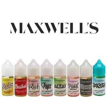 Жидкость Maxwells SALT - SPLIT 30 мл 35 мг (Тёплый бананово-кокосовый мусс)