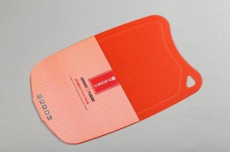 !!!!!!!!Доска термопластиковая с антибактериальным покрытием (Красный) Samura FUSION