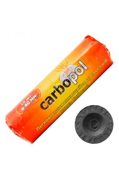 Уголь для кальяна Carbopol-40 10 шт.