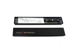 Нож кухонный "Samura SHADOW" овощной с покрытием BLACK FUSO 100 мм, AUS-8,G-10