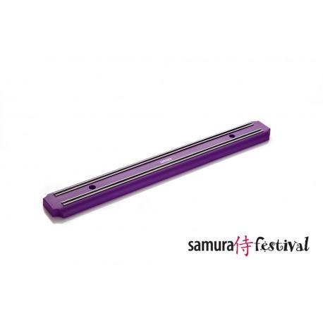 SMH-02V Магнитный держатель "Samura", 385х49х14мм, Пластик, Фиолетовый