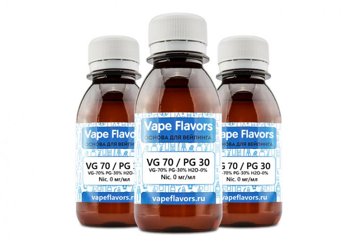 Основа Vape Flavors VG 70 / PG 30, 100 мл, 00 мг/мл