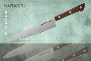 SHR-0023WO Нож кухонный "Samura HARAKIRI" универсальный 150 мм, AUS-8, ABS пластик