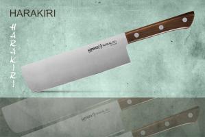 SHR-0043WO Нож кухонный "Samura HARAKIRI" Накири 170 мм, AUS-8, ABS пластик