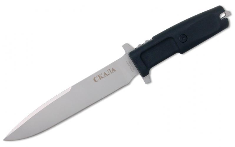 H-147 Нож нескладной стальной цвет пластиковые ножны