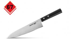 SS67-0085 Нож кухонный "Samura 67" Шеф 208 мм, AUS-8, ABS пластик