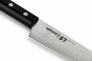 SD67-0023/17 Нож кухонный "Samura 67" универсальный 150 мм, дамаск 67 слоев, ABS пластик
