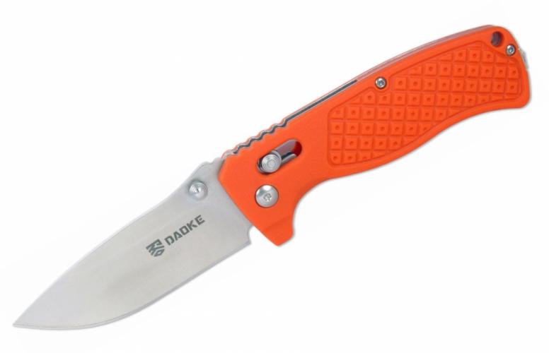 Нож складной DAOKE D504o пластик, оранжевый