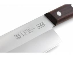 2004, Нож Шеф Kanetsugu Special Offer, 180 мм,  сталь AUS-8/SUS410, 3 слоя, рукоять розовое дерево (10225030/220413/0002