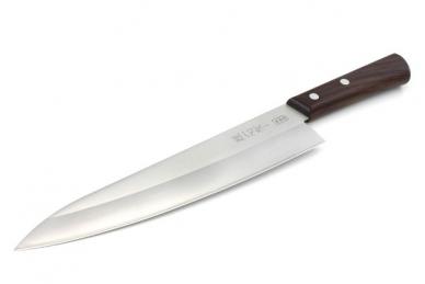 2005, Нож Шеф Kanetsugu Special Offer, 210 мм, сталь AUS-8/SUS410, 3 слоя, рукоять розовое дерево (10225030/220413/00029