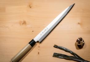 F-1058, Нож Янаги для сашими традиционный Tojiro Japanese Knife, 270 мм, Mo-V сталь, рукоять дерево (10225030/220413/000
