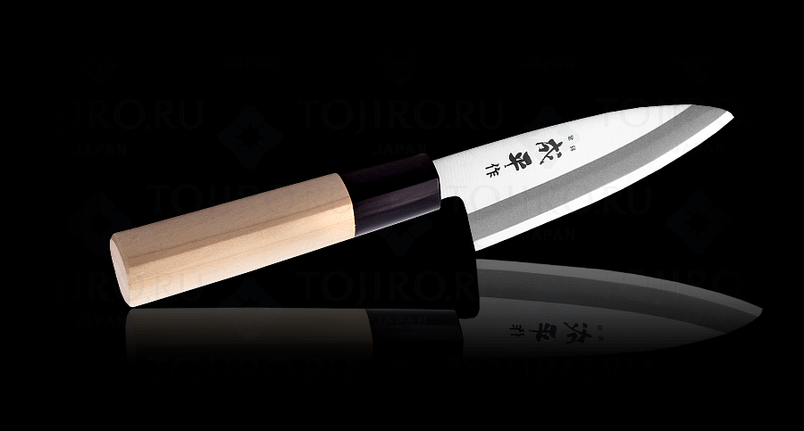 FC-70, Нож Деба мини Fuji Cutlery Narihira, 105 мм, сталь Sus420J2, рукоять дерево, #9000 (10225030/220413/0002953)
