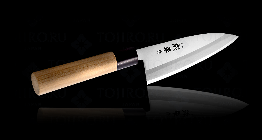 FC-72, Нож Деба Fuji Cutlery Narihira, 150 мм, сталь МоV, рукоять дерево, #9000 (10225030/220413/0002953)