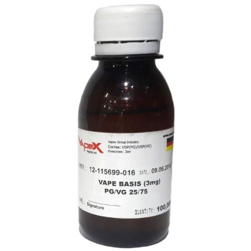 Основа VAPEX 75/25 VGPG 24 мг/100мл