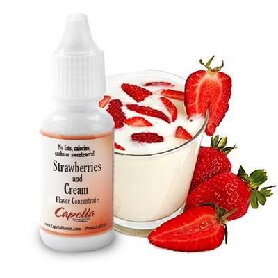 Ароматизатор Capella Strawberries and Cream (Капелла Строберри энд Крем) 10 мл