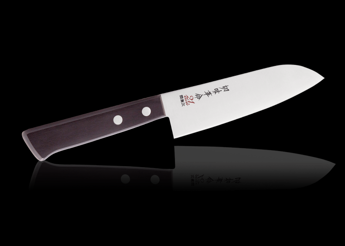 2011, Нож Сантоку Kanetsugu 21 EXCEL, 170 мм , сталь 1K6, рукоять дерево (10225030/220413/0002953)