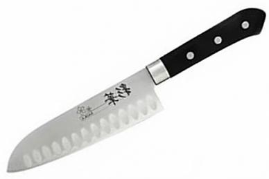 FC-801, Нож Сантоку Fuji Cutlery Saika, 160 мм, сталь Мо-V, рукоять пластик (10225030/220413/0002953)