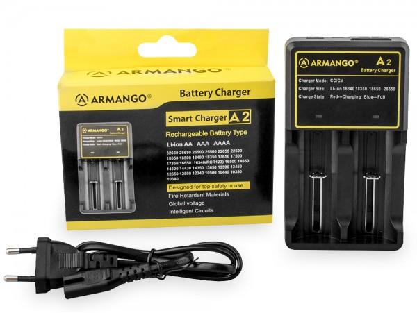 Зарядное устройство Armango A2-750 mA, 18650*2