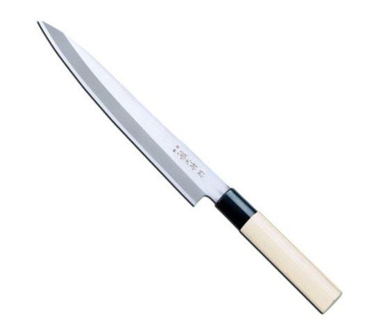 Нож Янаги для сашими традиционный Tojiro Japanese Knife, 210 мм, сталь Мо-V, рукоять дерево (10225030/220413/0002953)