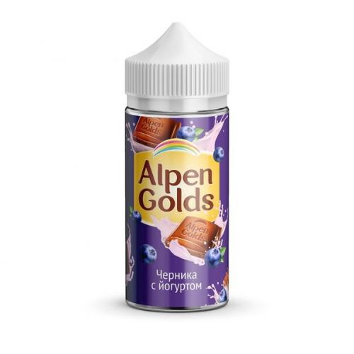 Жидкость Alpen Golds Молочный шоколад с черникой и йогуртом 3мг 100мл