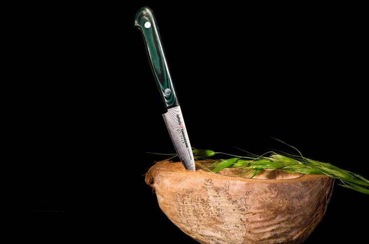 Нож кухонный овощной японский Samura Tamahagane
