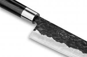 SBL-0095/K Нож кухонный "Samura BLACKSMITH" Сантоку 182 мм, AUS-8, микарта