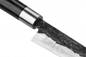SBL-0220/K Набор из 3 кухонных ножей "Samura BLACKSMITH" (23, 43, 95), AUS-8, микарта
