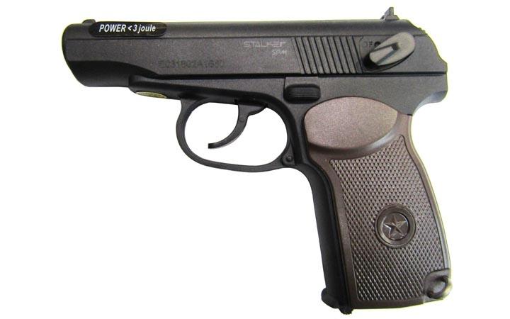 Пневматический пистолет Stalker SPM (аналог ПМ) пластик, черн. 4,5 мм (ST-12051PM)