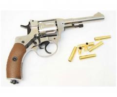 Пневматический револьвер Gletcher NGT F Silver 4,5 мм