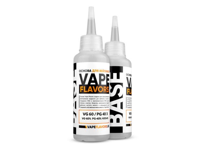 Основа Vape Flavors Base VG 60 / PG 40, 100 мл, 03 мг/мл