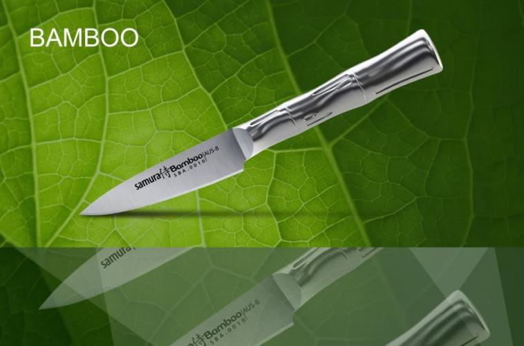 Нож кухонный овощной Samura BAMBOO