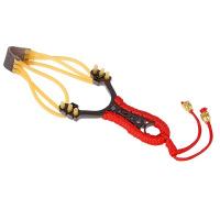 Рогатка, тройной жгут, рукоять металл в оплетке, 8*14 см   2699898