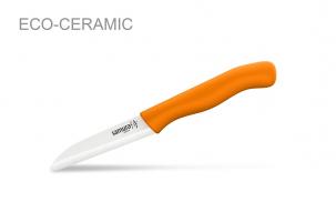 Фрутоножик керамический (оранжевая ручка) Samura Eco-Ceramic
