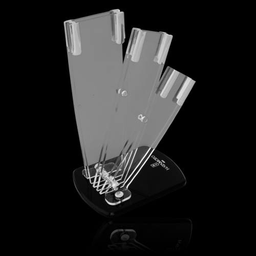Подставка Универсальная Hatamoto (FST-R-001) для 3-х ножей, материал пластик, 235x165x110