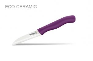 Фрутоножик керамический (фиолетовая ручка) Samura Eco-Ceramic