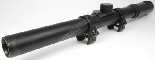 Прицел фикс, в комплекте кольца-крепления Pr415