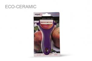 Овощечистка керамическая (фиолетовая ручка) Samura Eco-Ceramic