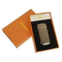 Зажигалка электронная в подарочной коробке, USB, спираль, хромированная, 0.7х3х7 см 3467655