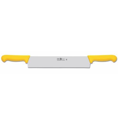 Нож для сыра с 2 ручками 36 см. JERO желт., 2436P