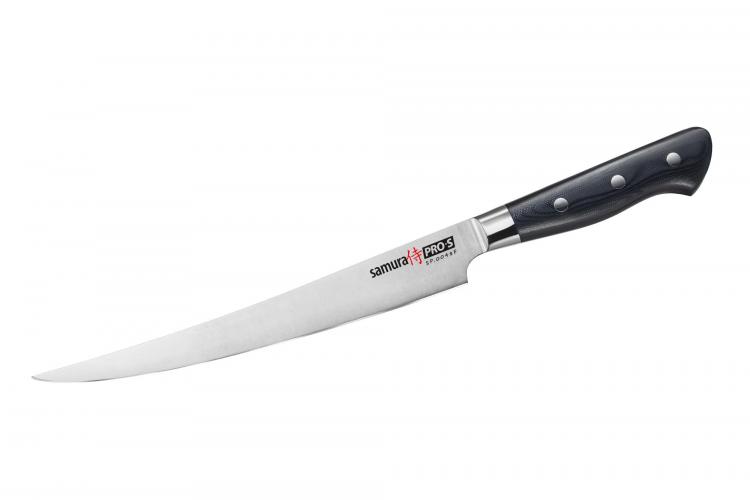 SP-0048F/Y Нож кухонный "Samura Pro-S" филейный Fisherman 224 мм, G-10