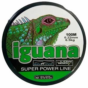 Леска  "Iguana" 100 м 0.22 мм, 6,8 кг