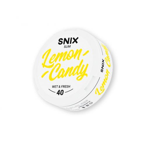 SNIX (Жевательная Смесь) Lemon candy Лимонный леденец (40 wet&fresh) 1шт.