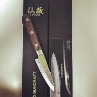 Нож кухонный Овощной SUNСRAFT (SenzoUniversal) 90мм, FT-06/E
