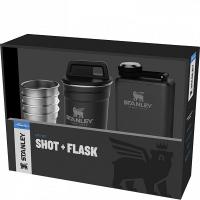 Посуда STANLEY Adventure Набор стопок 0,59ML+Фляга 0,23L Черный