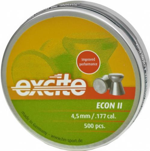 Пневматические пульки Excite Econ II 4,5мм 500 шт.